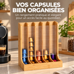 Porte-Capsules de Café en Bambou